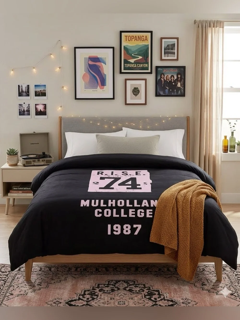 Calvin Klein Modern Cotton Collection Duvet Cover Rise 74 Collegiate Graphic